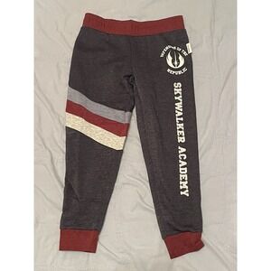 NEW Walt Disney Star‎ Wars Youth Sweat Pants Skywalker Academy in Size Medium